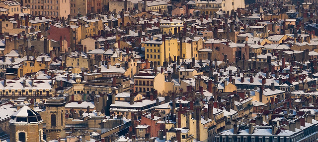Photo des toits de Lyon