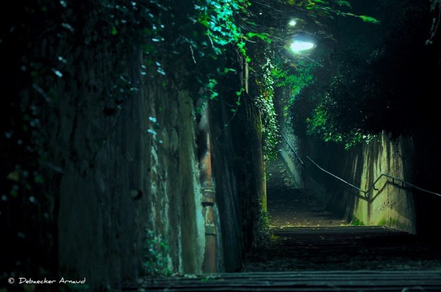 fourviere nuit escalier
